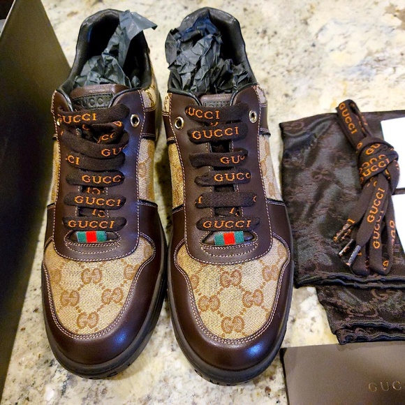 Eclusive & Rare and Desirable Classic Sneakers New, Never Used 7.5(G) Gucci Size - Picture 1 of 14